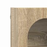 vidaXL Armoire suspendue avec étagère Chêne Sonoma 59 x 20 x 71 5 cm