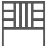 vidaXL Tête de lit Gris 106x4x100 cm Bois massif de pin