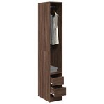 vidaXL Garde-robe chêne marron 30x50x200 cm bois d'ingénierie