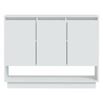 vidaXL Buffet Blanc 97x31x75 cm Bois d'ingénierie