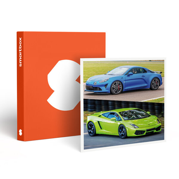 SMARTBOX - Coffret Cadeau Stage de pilotage multivolant : 2 tours en Alpine et 2 tours en Lamborghini Gallardo sur le circuit de Trappes -  Sport & Aventure