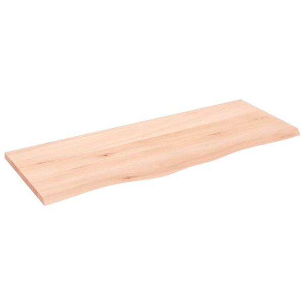 vidaXL Dessus de table 100x40x2 cm bois de chêne massif non traité