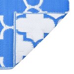 vidaXL Tapis d'extérieur ARAKIL Bleu 160x230 cm PP