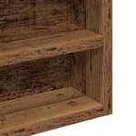 Vitrine en bois vieilli vidaXL 60x8 5x58 cm en bois d'ingénierie