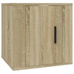 vidaXL Meubles TV muraux 2 Pièces Chêne sonoma 40x34 5x40 cm