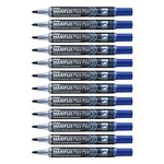 Marqueur pour tableau blanc MAXIFLO Flex-Feel  bleu x 12 PENTEL