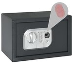 vidaXL Coffre-fort électronique avec verrouillage par empreinte digitale 20x31x20 cm en acier