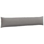 vidaXL Coussins de canapé 2 Pièces Taupe 200 x 40 cm tissu