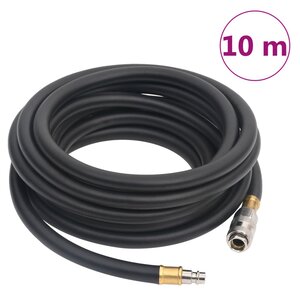 vidaXL Tuyau d'air hybride noir 0 6" 10 m caoutchouc et PVC