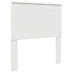 vidaXL Tête de lit Blanc brillant 80 cm Bois d'ingénierie