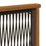 vidaXL Ensemble de canapés d'extérieur 5 pc Naturel