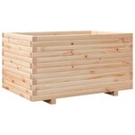 vidaXL Jardinière 90x60x49 5 cm bois de pin massif