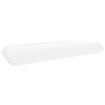 vidaXL Coussin de sommeil Uni Blanc 70 x 36 x 13 cm