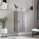 vidaXL Armoire murale sonoma gris 34 5x34x90 cm bois d'ingénierie