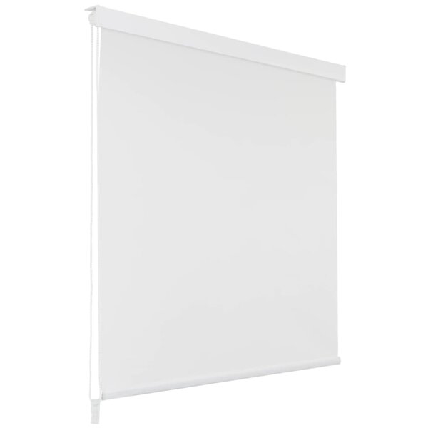 vidaXL Store roulant de douche 100x240 cm Blanc