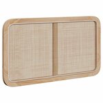 vidaXL Tête de lit avec tête de lit Naturel 100 x 55 x 3 cm Rotin