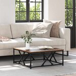 vidaXL Table basse Bois Ancien 70 x 70 x 30 cm Bois d'ingénierie