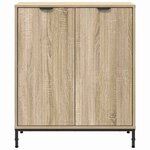 vidaXL Buffet Chêne sonoma 69 5 x 33 x 82 cm Bois d'ingénierie