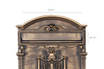 Boîte aux lettres style rétro - classique  Residencia D-2151/B  Aluminium  Bronze