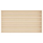 vidaXL Vitrine de collection en bois avec 6 étagères 80x8 5x55 cm