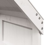 vidaXL Toit de lit pour enfants blanc 55x99x139 5cm bois de pin massif