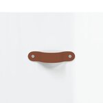 vidaXL Buffet Blanc brillant 34 5x34x90 cm Bois d'ingénierie