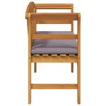 vidaXL banc Finition à l'huile naturelle 114 x 46 x 82 5 cm