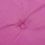 vidaXL Coussin de banc de jardin Rose 100 x 50 x 4 cm Tissu Oxford