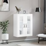 vidaXL Armoire murale blanc 69 5x34x90 cm bois d'ingénierie