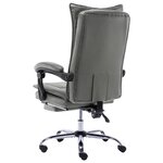 Chaise fauteuil siège de bureau informatique étude anthracite similicuir anthracite 02_0023981