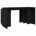 vidaXL Tables gigognes 3 Pièces noir bois d'ingénierie