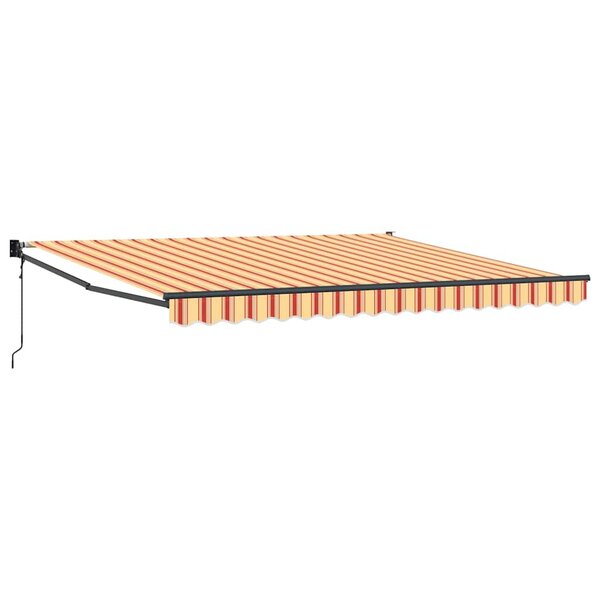 vidaXL Auvent Rétractable Jaune et Orange 400 × 300 cm