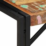 vidaXL Table basse multicolore 80x40x35 cm bois de récupération massif