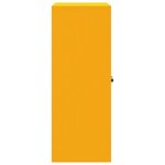 vidaXL Armoire de rangement Jaune moutarde 80 x 40 x 105 cm Acier