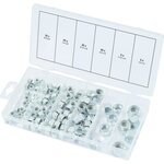 Ks tools assortiment d'écrous autobloquants unc 100 pcs