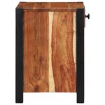 vidaXL Cabinet de chevet 40x35x50 cm en bois massif d'acacia