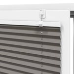vidaXL Store plissé anthracite 95x100 cm largeur du tissu 94 4 cm
