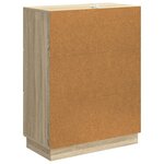 vidaXL Buffet Chêne Sonoma 66 x 34 5 x 87 cm Bois d'ingénierie