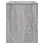 vidaXL Table de chevet Sonoma gris 60x36x45 cm Bois d'ingénierie