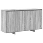 vidaXL Buffet Gris Sonoma 135 x 41 x 75 cm Bois d'ingénierie