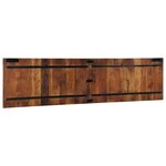 vidaXL Tête de lit multicolore 200 cm bois massif récupération