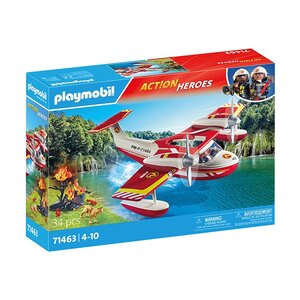 PLAYMOBIL 71463 - Hydravion avec pompier