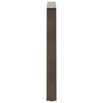 vidaXL Pieds de table à manger en forme de V  3 pièces  acier naturel  100 x (72-73 3) cm