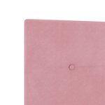 Tête de lit vidaXL Boutonnée Rose 100 cm Velours