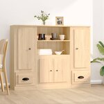 vidaXL Buffets 3 Pièces chêne sonoma bois d'ingénierie
