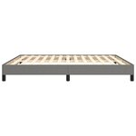 vidaXL Cadre de lit sans matelas gris foncé 180x200 cm tissu