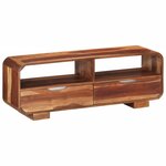 vidaXL Meuble TV 110x30x40 cm Bois d'acacia massif