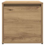 vidaXL Ensemble de meubles de couloir chêne artisanal bois ingénierie
