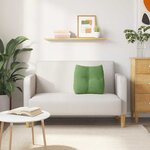 vidaXL Coussin de Dos Vert clair 45 x 24 x 50 cm Velours