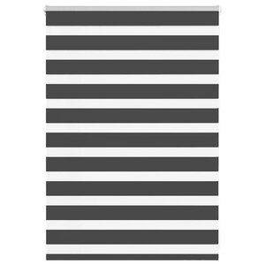 vidaXL Store zèbre noir 105x100 cm largeur du tissu 100 9 cm polyester